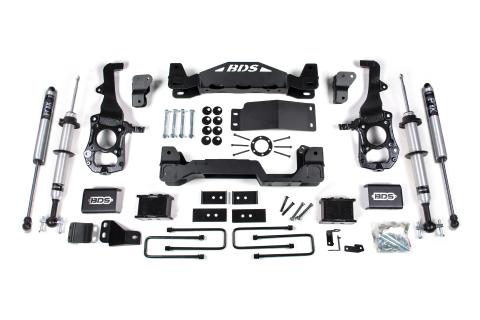 6 Inch Lift Kit FOX 2.0 Strut Ford F150 21-25 4WD 4 Inch Block Kit Fox 2.0 Performance Shocks