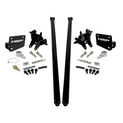 HSP Traction Bars For 2011-2017 Ford Powerstroke 6.7 Liter F350 DRW Extended Cab Short Bed-Ink Black