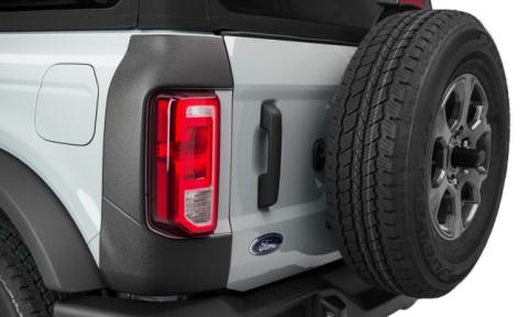 Black Trail Armor Rear Corners For 21-23 Ford Bronco 2 &amp; 4 Dr Bushwacker