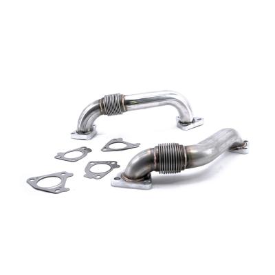 2001-2004 Chevrolet / GMC 2 inch Replacement Up-Pipes Raw