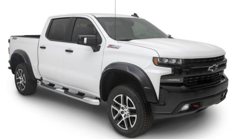 Drt Style Fender Flares Front And Rear For 2019-2021 Chevrolet Silverado 1500/2022 Chevrolet Silverado 1500 Ltd Bushwacker