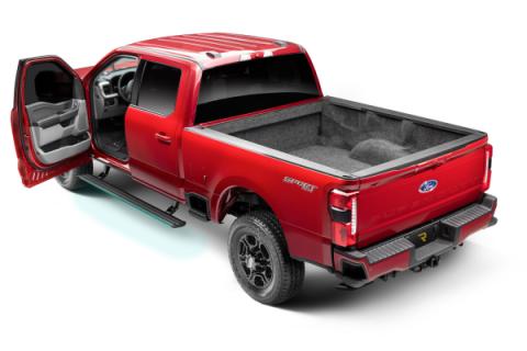 PowerStep Electric Running Boards Plug N Play System For 21-24 Ford F-150 Hybrid EV-GAS 22-24 Ford F-150 Lightning AMP Research