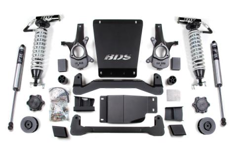 4 Inch Lift Kit FOX 2.5 Coil-Over Avalanche Suburban Tahoe or Yukon 1500 07-14 4WD 2 Inch Lift Coil Spacer Fox 2.5 Performance Shocks