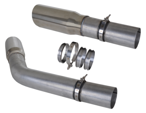 4 Inch Quick Connect Couplers 6 CNC Machined Flanges And 2 V-Band Clamp Diamond Eye