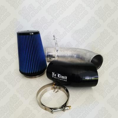 6.7 Powerstroke Cold Air Intake Black Finish Dry Filter 2017+ Stage 1 No Limit Fab