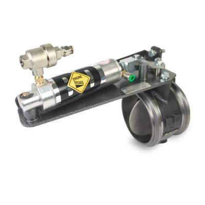 Exhaust Brake Universal 3.5 Inch Remote Mount Air Actuated c/w Air Compressor BD Diesel