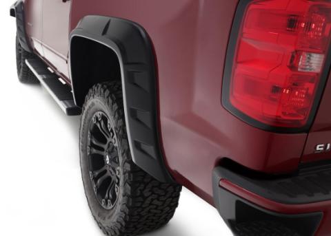 Drt Style Fender Flares Front And Rear 2014-2018 Chevrolet Silverado 1500 Bushwacker