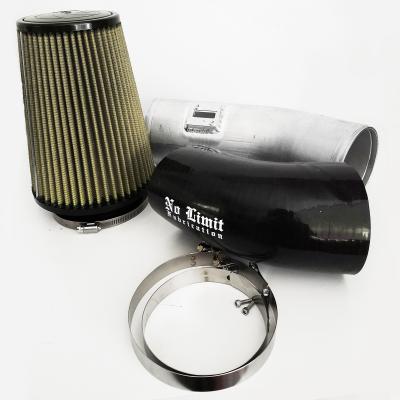 6.7 Cold Air Intake 11-16 Ford Super Duty Power Stroke Raw PG7 Filter Stage 1 No Limit Fabrication