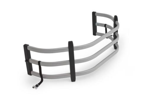 Silver BedXtender HD Tailgate Bed Extender Sport Truck Bed Extender For 2007-2018 Silverado/Sierra 1500 (Incl 2019 Silverado LD/Sierra Limited) 2007-2019 Silverado/Sierra 2500/3500 Standard Bed AMP Research