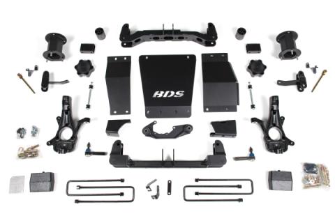 6 Inch Lift Kit GMC Sierra 1500 14-18 4WD Magneride Equipped Aluminum / Stamped Steel Control Arm