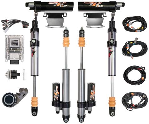 19-23 RAM 2500 4x4 Diesel Eventure 2.5 Inch RR Front &amp; Rear Shock Package 3.25 inch Lift RES Mounts &amp; Brake Line Tabs Carli Suspension