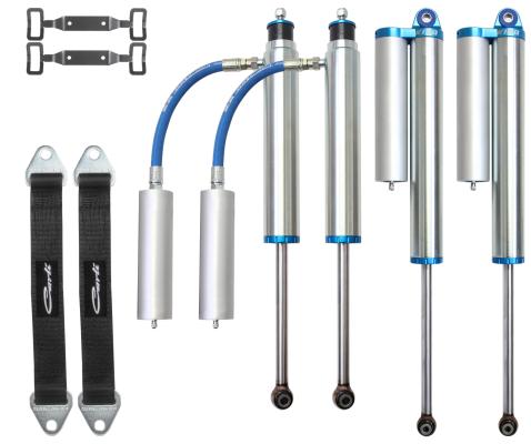 Pintop 2.5 Remote Reservoir Shock Set 3 Lift 2003-09 RAM 2500/3500 Gas Carli Suspension