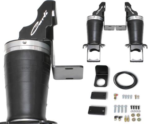 Long Travel Air Bag System2012 RAM 3500 SRW 4x4 Diesel with 4.0 inch axle tube And 1-2 inch Rear Lift Carli Suspension
