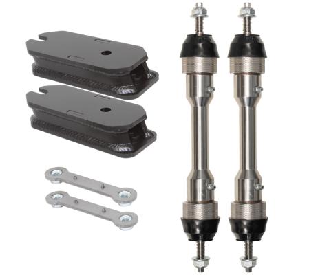 Extended End Link &amp; Drop Bracket Kit 4.5-5.5 Inch Lift Ford 17-26 F250/F350 Carli Suspension