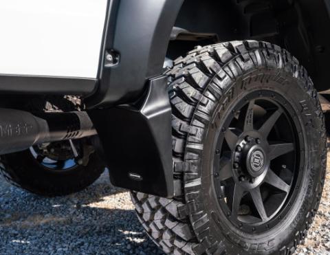 Trail Armor Mud Flaps For 14-18 Sierra 1500, 15-19 2500/3500, Excl Dually Bushwacker