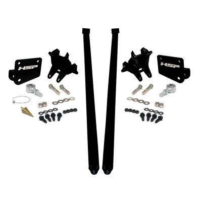 HSP Traction Bars For 2011-2017 Ford Powerstroke 6.7 Liter F350 DRW (ECLB,CCSB)-Flag Red