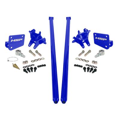 HSP Traction Bars For 2017.5-2022 Ford Powerstroke 6.7 Liter F350 SRW Crew Cab Long Bed-Silk Stain Black