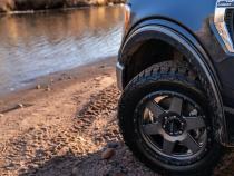 Black OE Style Smooth Finish Front Fender Flares For 2018-2020 Ford F150 Bushwacker