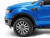 Black OE Style Smooth Finish Front Fender Flares For 2019-2023 Ford Ranger Bushwacker
