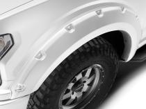 Pocket/Rivet Style Color Matched Oxford White 4-Piece Fender Flare Set For 2018-2020 Ford F150 Bushwacker