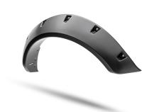 Black Pocket/Rivet Style Textured Finish 4-Piece Fender Flare Set For 2021-2023 Ford Bronco, 4-Dr Bushwacker
