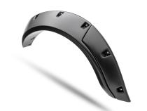 Black Pocket/Rivet Style Textured Finish 4-Piece Fender Flare Set For 2021-2023 Ford Bronco, 4-Dr Bushwacker