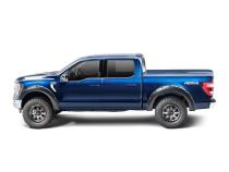 Black Pocket/Rivet Style Smooth Finish 4-Piece Fender Flare Set For 2021-2026 Ford F150 Will Not F150 Lightning Bushwacker