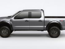 Black Forge Pocket/Rivet Textured Finish 4-Pc Fender Flare Set For 2021-2022 Ford F150 Will Not F150 Lightning Bushwacker