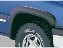 Black Extendafender Style Smooth Finish 4-Piece Fender Flare Set For 1988-1999 C/K 1500 1988-2000 C/K 2500-3500 1992-1994 Blazer 92-97 Yukon 92-99 Suburban 95-99 Tahoe Bushwacker