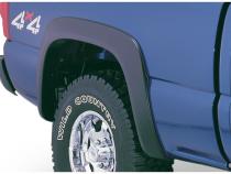 Black Extendafender Style Smooth Finish 4-Piece Fender Flare Set For 1988-1999 C/K 1500 1988-2000 C/K 2500-3500 1992-1994 Blazer 92-97 Yukon 92-99 Suburban 95-99 Tahoe Bushwacker