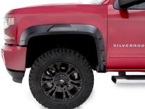 Drt Style Fender Flares Front And Rear 2014-2018 Chevrolet Silverado 1500 Bushwacker