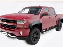 Drt Style Fender Flares Front And Rear 2014-2018 Chevrolet Silverado 1500 Bushwacker