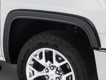 Black OE Style Smooth Finish 4-Piece Fender Flare Set For 2014-2015 GMC Sierra 1500 Fits 69.3 Inch Bed Bushwacker