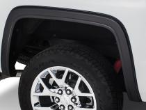 Black OE Style Smooth Finish 4-Piece Fender Flare Set For 2016-2018 GMC Sierra 1500 Fits 69.3 Inch Bed Bushwacker
