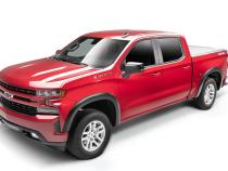 Black Extended Fender Flare 4-PC Set For 19-26 Chevy Silverado 1500 2022 Chevy Silverado 1500 Ltd Bushwacker