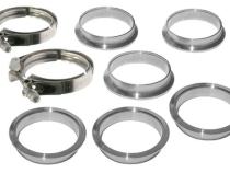 3.0 Inch QR Aluminum V-Band 8 Pc Set 2C 3M 3F PPE Diesel