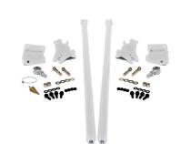 2011-2019 Chevrolet / GMC 70 inch Bolt On Traction Bars 4 inch Axle Diameter Polar White