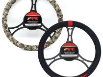 Steering Wheel Cover Black Suede Fits 15.5 in steering wheels