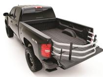 Silver BedXtender HD Tailgate Bed Extender Sport Truck Bed Extender For 2007-2018 Silverado/Sierra 1500 (Incl 2019 Silverado LD/Sierra Limited) 2007-2019 Silverado/Sierra 2500/3500 Standard Bed AMP Research