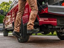 Bedstep Retractable Bumper Step For 23-25 Ford F-250/350 AMP Research