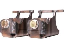 Dominator Lower Shock Mounts 2014+ Front Weld In Carli Suspension