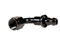 -8 90 Degree to Hose Barb Black Fleece Performance